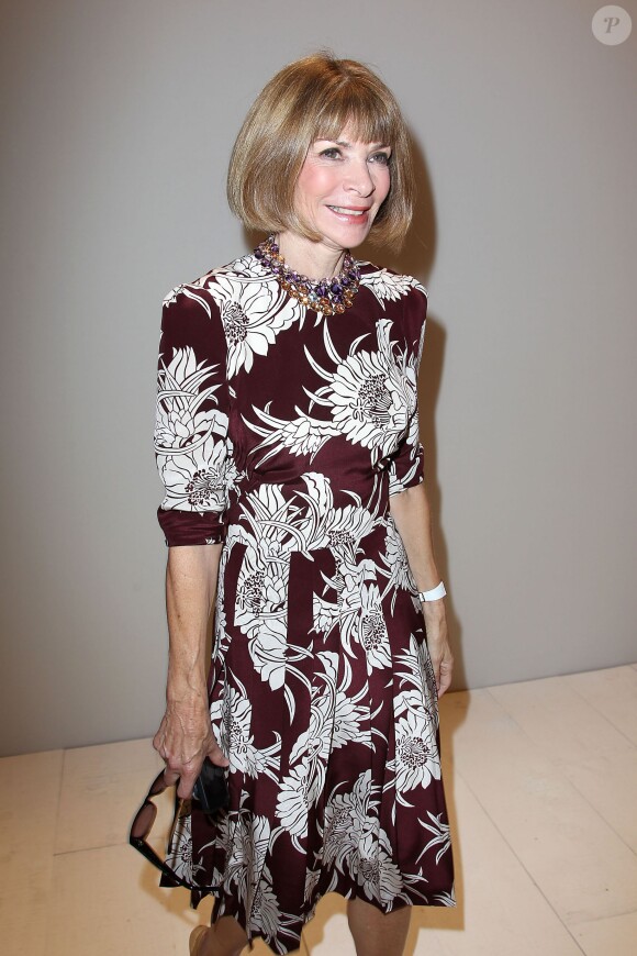 Anna Wintour assiste au défilé Michael Kors printemps-été 2014 au Lincoln Center. New York, le 11 septembre 2013.