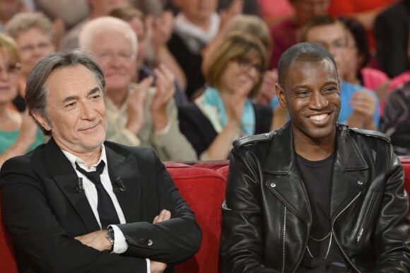 Richard Berry et Abd Al Malik - Enregistrement de l'émission "Vivement Dimanche" à Paris le 11 septembre 2013. Diffusion le 15 septembre sur France 2.