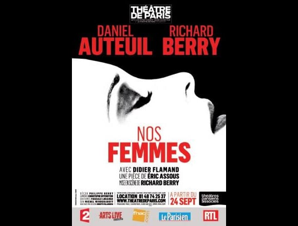 "Nos Femmes" avec Daniel Auteuil, Richard Berry et Didier Flamand à partir du 24 septembre 2013 au Théâtre de Paris.