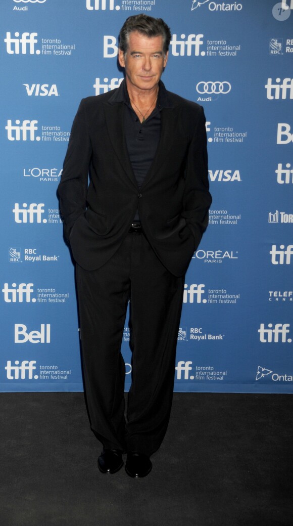 Pierce Brosnan lors de la conférence de presse du film Love Punch au Festival international du film de Toronto le 12 septembre 2013