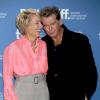 Emma Thompson et Pierce Brosnan lors de la conférence de presse du film Love Punch au Festival international du film de Toronto le 12 septembre 2013