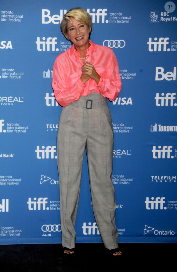Emma Thompson lors de la conférence de presse du film Love Punch au Festival international du film de Toronto le 12 septembre 2013