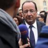François Hollande à l'Elysee le 14 septembre 2013 à l'occasion des Journées du patrimoine.