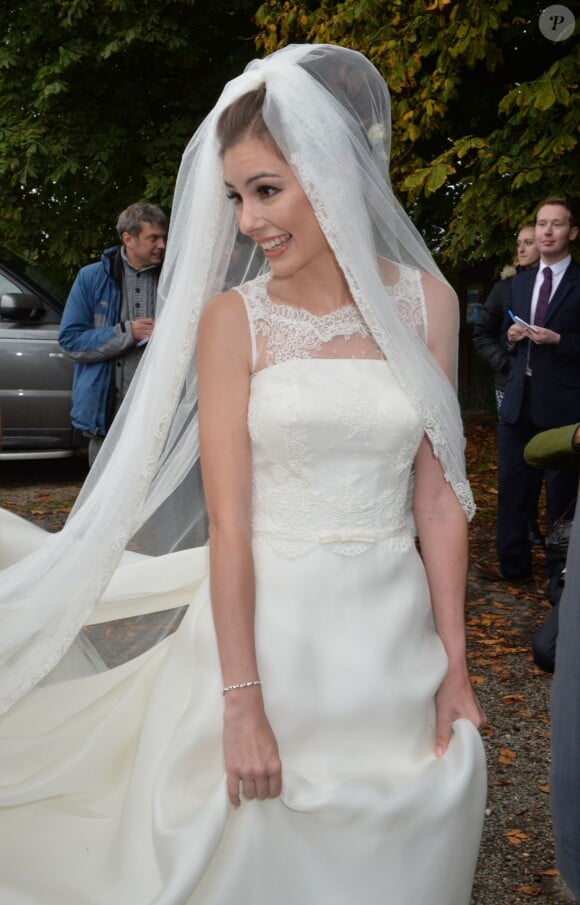 Suzanne Ashman lors de son mariage à Wooten Underwood, le 14 septembre 2013.