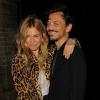 Sienna Miller et Matthew Williamson se rendent au restaurant Balthazar pour le dîner organisé par le magazine Vogue. Londres, le 15 septembre 2013.