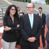 Yamina Benguigui, ministre déléguée chargée de la Francophonie, et le prince Albert II de Monaco ont pris part dimanche 15 septembre 2013 à Nice à la cérémonie de clôture des VII Jeux de la Francophonie, en présence du député-maire de Nice et président du Comité des Jeux Christian Estrosi.
