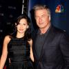 Alec Baldwin et Hilaria Baldwin à la soirée organisée par NBC et le magazine Vanity Fair au The Standard Hotel de New York, le 16 septembre 2013.