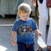 Le fils de Jennifer Garner à Brentwood, Los Angeles, le 15 septembre 2013.