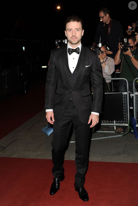 Justin Timberlake lors de la soirée "GQ Men of the Year Awards" à Londres le 3 septembre 2013.