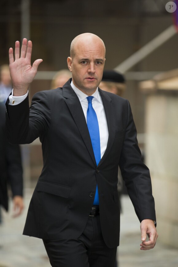 Le Premier Ministre suédois Fredrik Reinfeldt lors de l'inauguration de l'année parlementaire, le 17 septembre 2013 à Stockholm.
