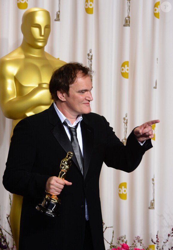 Quentin Tarantino aux Oscars 2013.