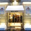 Inauguration de la nouvelle boutique Milady, avenue Raymond Poincaré à Paris, le 18 septembre 2013.