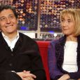 Christian Clavier et Marie-Anne Chazel lors de l'émission Vivement dimanche le 21 févfier 2002