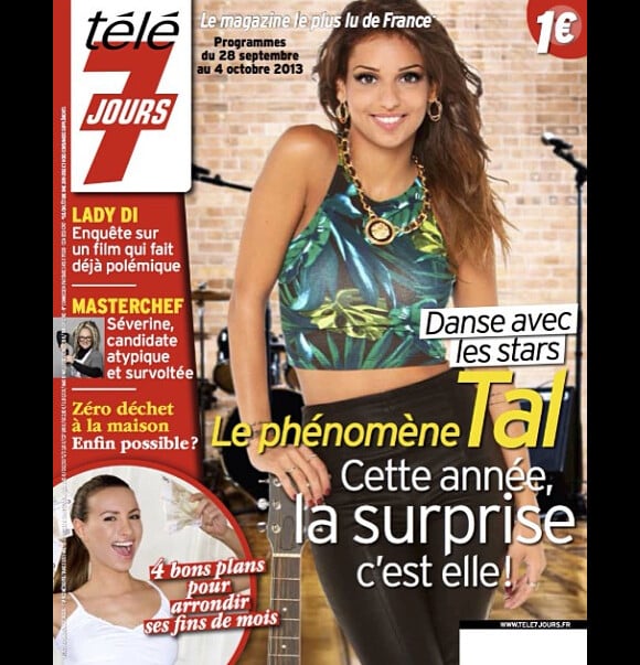 Tal en couverture du magazine Télé 7 Jours du 28 septembre 2013.