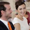 Mariage civil du prince Felix de Luxembourg et de Claire Lademacher, célébré le 17 septembre 2013 au palace Villa Rothschild Kempinski de Königstein im Taunus, en Allemagne.