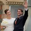 Mariage civil du prince Felix de Luxembourg et de Claire Lademacher, célébré le 17 septembre 2013 au palace Villa Rothschild Kempinski de Königstein im Taunus, en Allemagne.
