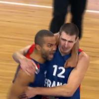 Eurobasket 2013: Tony Parker en larmes après la victoire des Bleus sur l'Espagne