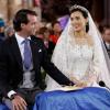 Le prince Felix de Luxembourg et Claire Lademacher se sont unis devant Dieu en la basilique Sainte Marie-Madeleine de Saint-Maximin-la-Sainte-Baume dans le Var, samedi 21 septembre 2013.
