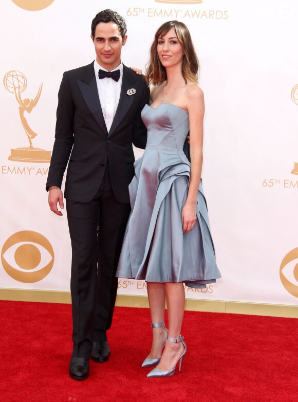 Gia Coppola et Zac Posen à la 65e cérémonie annuelle des Emmy Awards, à Los Angeles, le 22 septembre 2013.