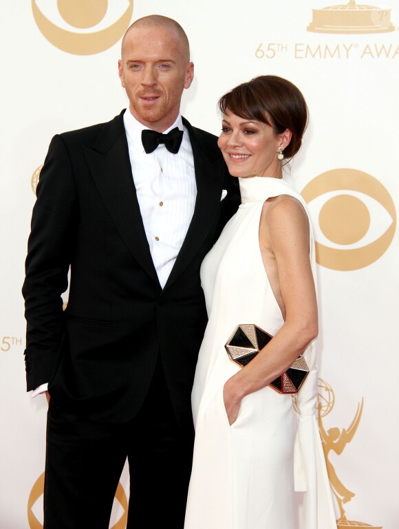 Damian Lewis et Helen McCrory à la 65e cérémonie annuelle des Emmy Awards, à Los Angeles, le 22 septembre 2013.