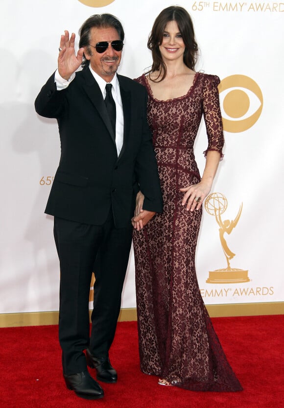 Al Pacino et Lucila Sola à la 65e cérémonie annuelle des Emmy Awards, à Los Angeles, le 22 septembre 2013.
