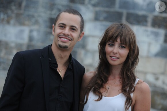 Julie Boulanger et Ambroise Michel posent pour la serie Cut, pendant le 15e Festival de la Fiction TV de La Rochelle, le 13 septembre 2013.