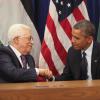 Barack Obama a participé à la réunion International Civil Society et a rencontré en marge de ce forum divers chefs d'états comme Mahmoud Abbas (président de l'Autorité palestinienne) et Goodluck Jonathan (président du Nigéria), à New York, le 24 septembre 2013.