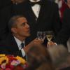 Barack Obama a participé au déjeuner offert par le secrétaire général de l'ONU, Ban Ki-Moon, à New York, le 24 septembre 2013.