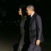 Barack et Michelle Obama rentrent à Washington, après avoir passé deux jours à New York, le 24 septembre 2013.