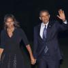 Barack et Michelle Obama rentrent à Washington, après avoir passé deux jours à New York, le 24 septembre 2013.