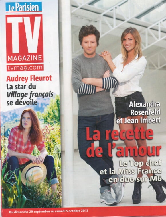 Jean Imbert et Alexandra Rosenfeld en couverture de TV Mag