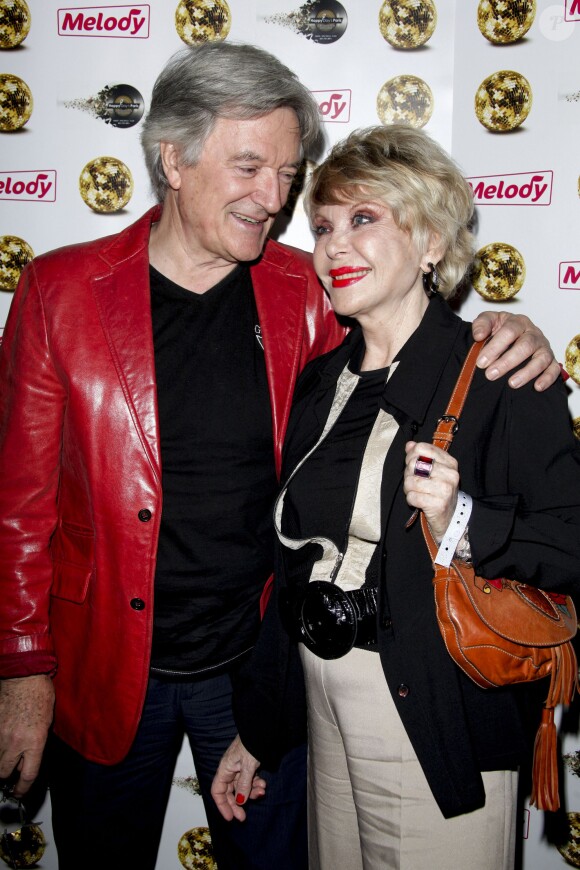 Sophie Darel et son mari Jack Anaclet - 12e anniversaire de la chaîne "Télé Melody" au Happy Day's à Paris le 26 septembre 2013.