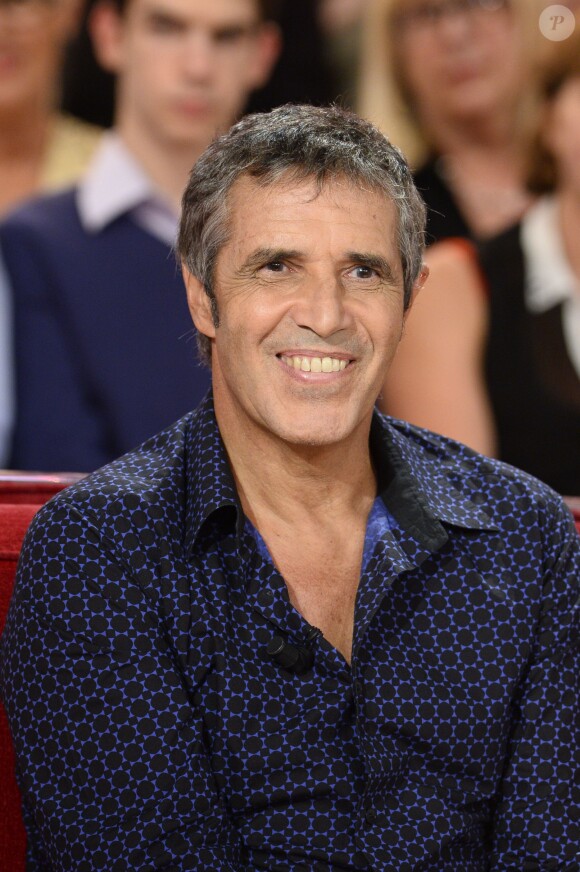 Julien Clerc - enregistrement de "Vivement dimanche" à Paris, le 24 septembre 2013. Diffusion sur France 2, le dimanche 29 septembre.