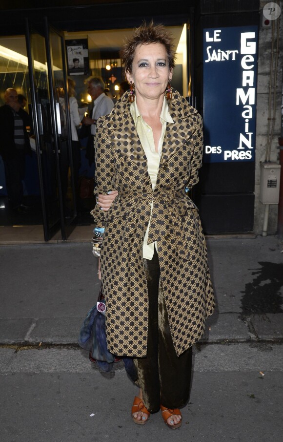 Caroline Loeb lors de la première du film Opium au cinéma Le Saint-Germain à Paris, le 27 septembre 2013.