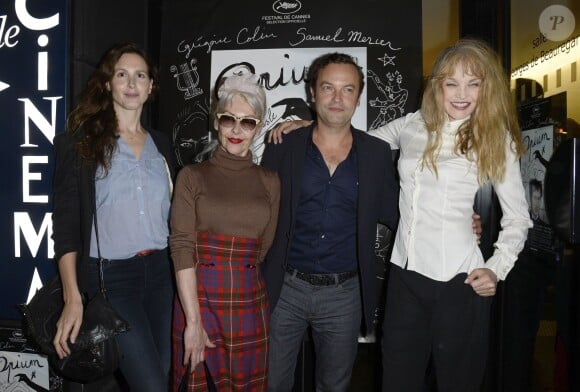 Justine Lévy, Patrick Mille et Arielle Dombasle lors de la première du film Opium au cinéma Le Saint-Germain à Paris, le 27 septembre 2013.