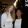 Arielle Dombasle et Anne Sinclair lors de la première du film Opium au cinéma Le Saint-Germain à Paris, le 27 septembre 2013.