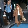Exclusif - Kim Kardashian arrive à l'aéroport de Roissy Charles de Gaulle pour emprunter un vol à destination de Los Angeles. Le 2 octobre 2013.