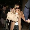 Kim Kardashian de retour à Los Angeles, le 2 octobre 2013.