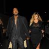 Kanye West et Kim Kardashian arrivent à la Halle Freyssinet pour assister au défilé Givenchy prêt-à-porter printemps-été 2014. Paris, le 29 septembre 2013.