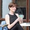 Anne Hathaway à New York le 6 juin 2013