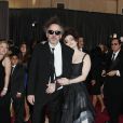 Tim Burton et Helena Bonham Carter lors de la 85e cérémonie des Oscars à Hollywood le 24 février 2013
