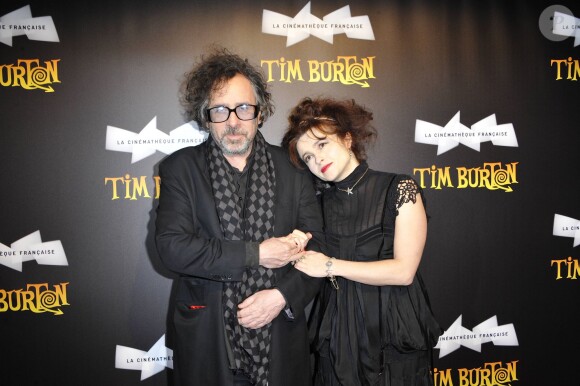 Helena Bonham Carter et Tim Burton à la Cinémathèque parisienne le 5 mars 2012