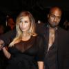 Kanye West et Kim Kardashian au défilé Givenchy le 29 septembre 2013
