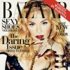 Madonna pose en couverture du magazine Harper's Bazaar. Novembre 2013