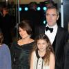 James Nesbitt en famille lors de l'avant-première du film Le Hobbit, en décembre 2012.