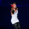 Justin Bieber  en concert avec le Believe World Tour, à Shanghai, Chine, le 5 octobre 2013.