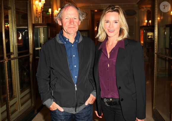 Philippe Poupon et Géraldine Danon lors de la remise du 6e prix Meurice pour l'art contemporain à l'hôtel Meurice à Paris, le 7 octobre 2013