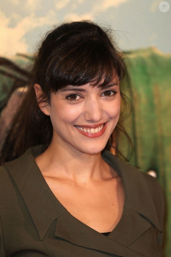 Vanessa Guide lors de la première du film L'Extravagant Voyage du jeune et prodigieux T. S. Spivet à Paris, le 8 octobre 2013.