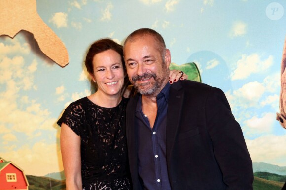 Jean-Pierre Jeunet et sa femme Lisa lors de la première du film L'Extravagant Voyage du jeune et prodigieux T. S. Spivet à Paris, le 8 octobre 2013.