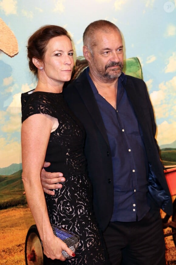 Jean-Pierre Jeunet et sa femme Lisa lors de la première du film L'Extravagant Voyage du jeune et prodigieux T. S. Spivet à Paris, le 8 octobre 2013.